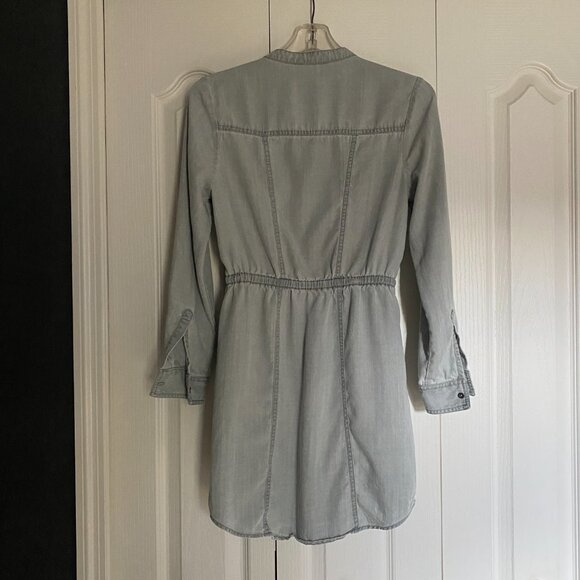 Lucky Brand Long-Sleeve Denim Dress — Wild Garden Edit (XS) - Picture 5 of 5